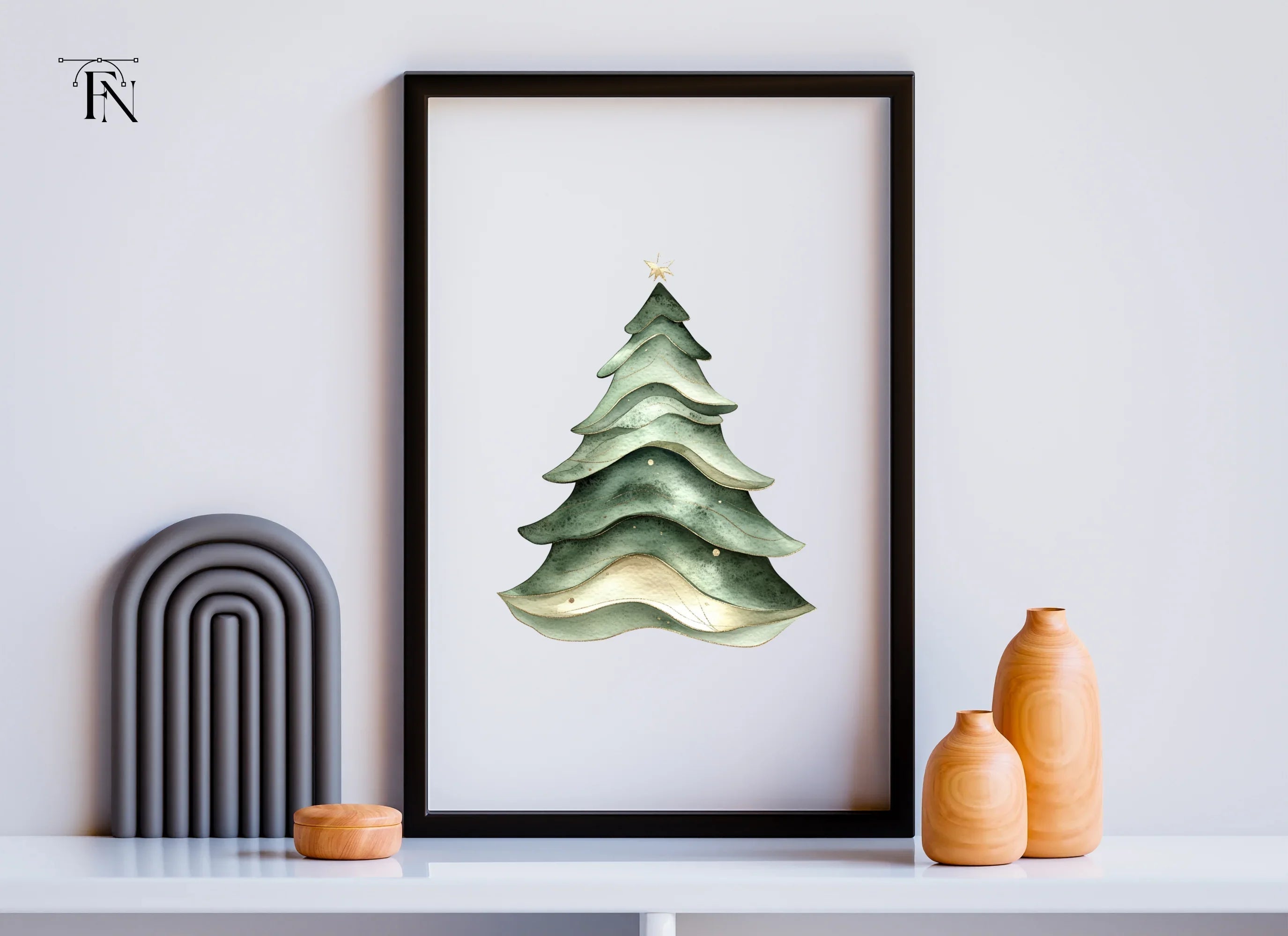 Christmas Tree Clipart Bundle