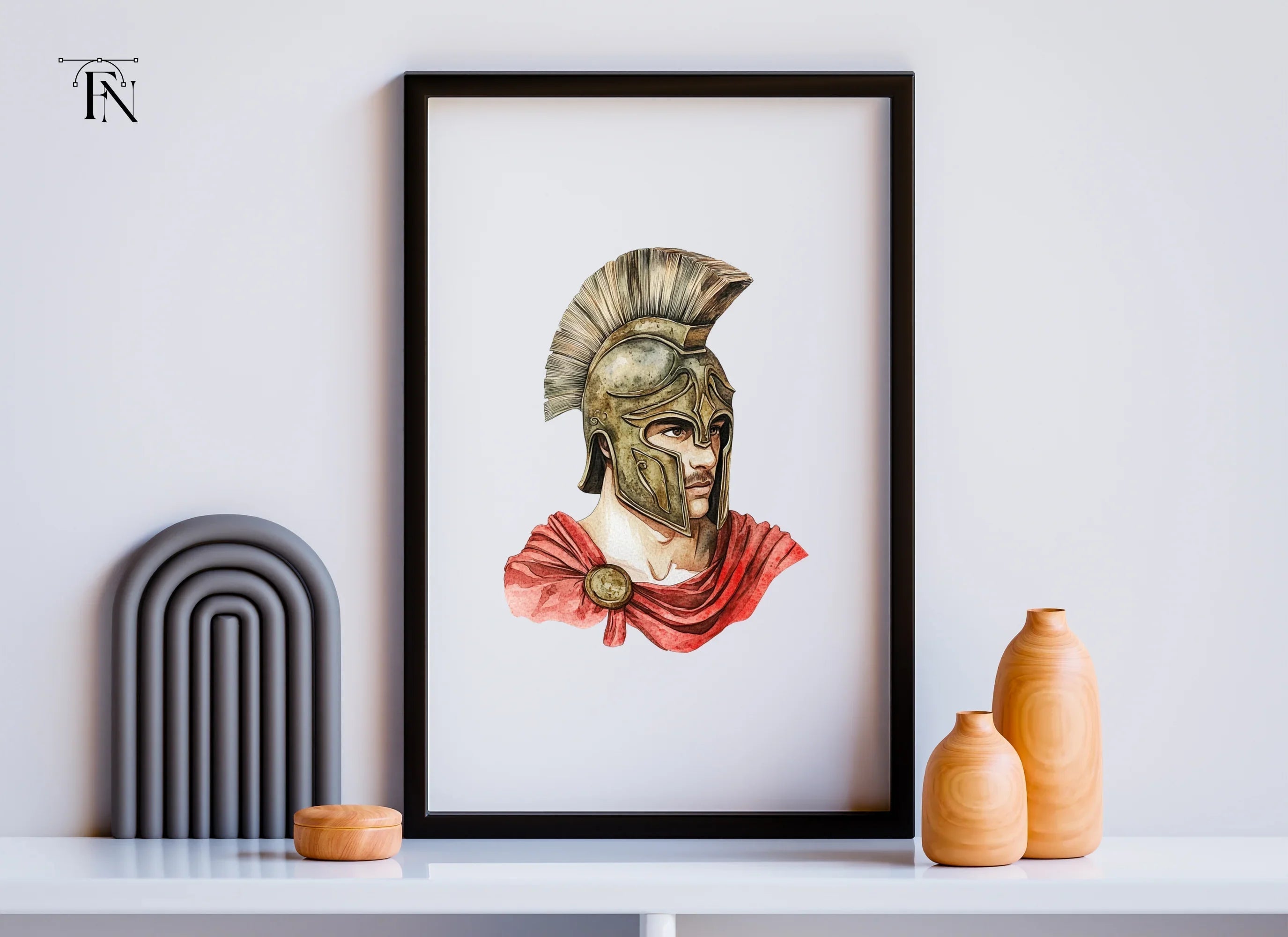 Historical Roman Soldier Profile Clipart Bundle