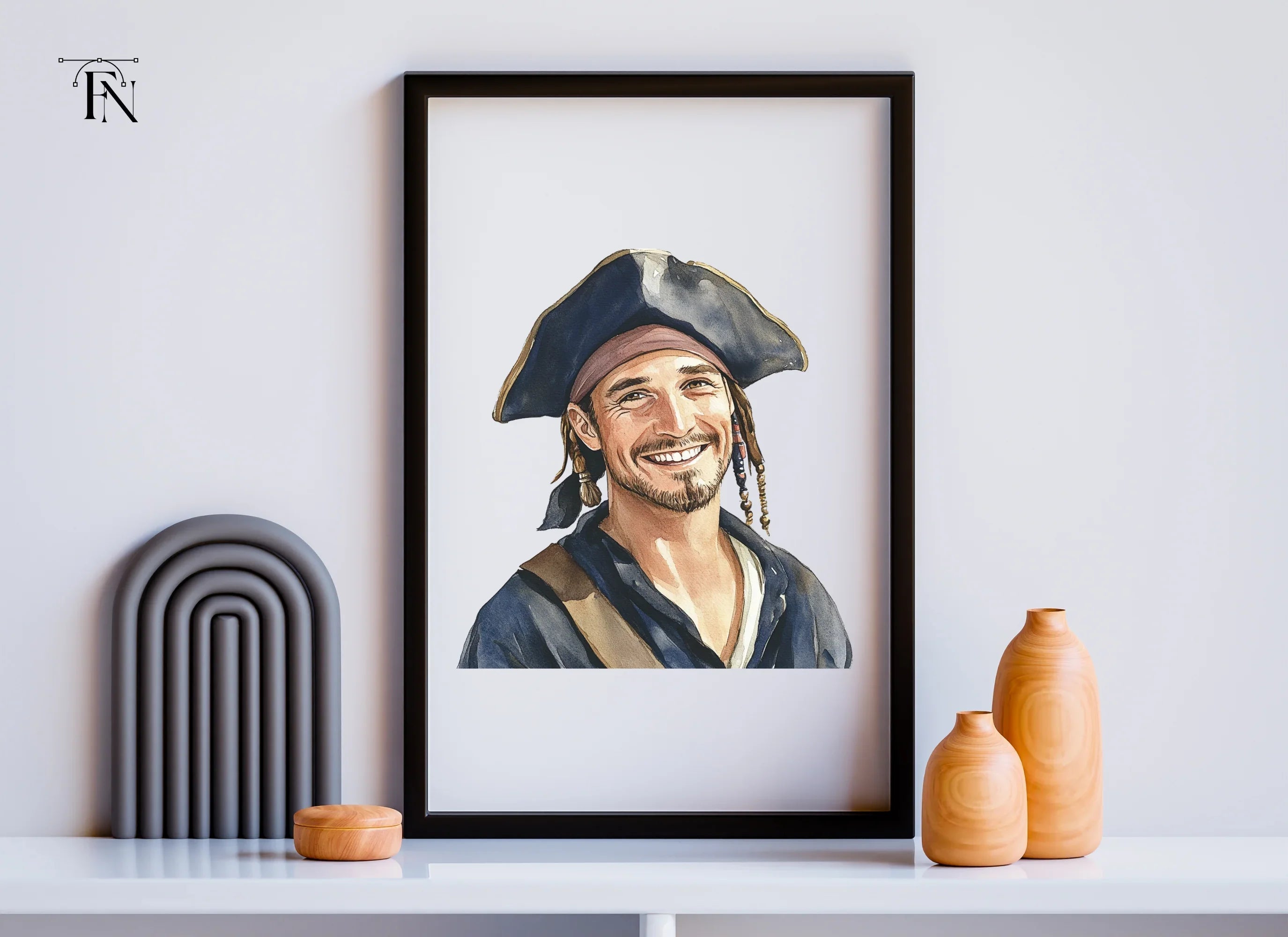 Smiling Pirate Clipart Bundle