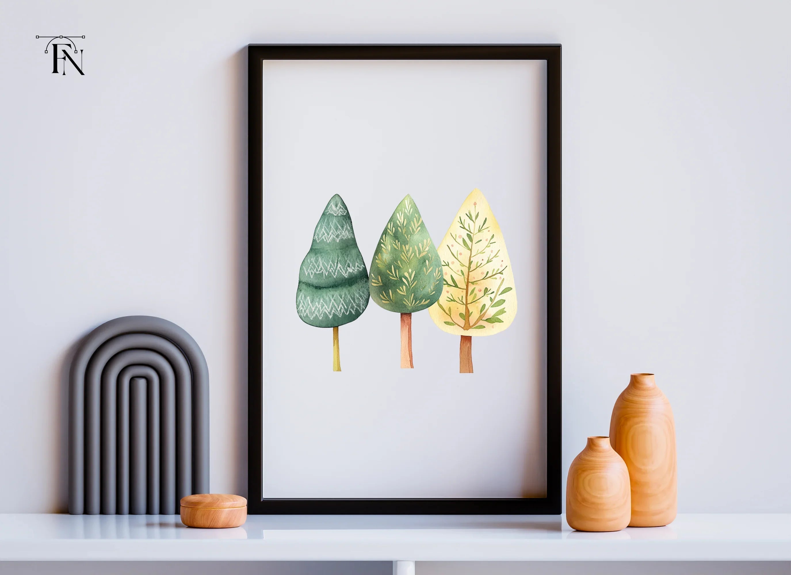 Decorative Tree Clipart Bundle