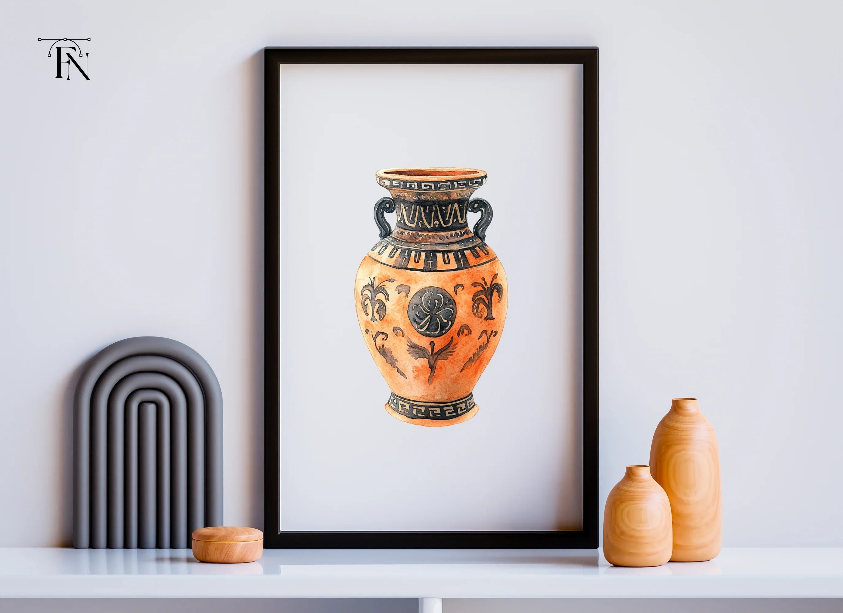 Ancient Greek Amphora Clipart Bundle