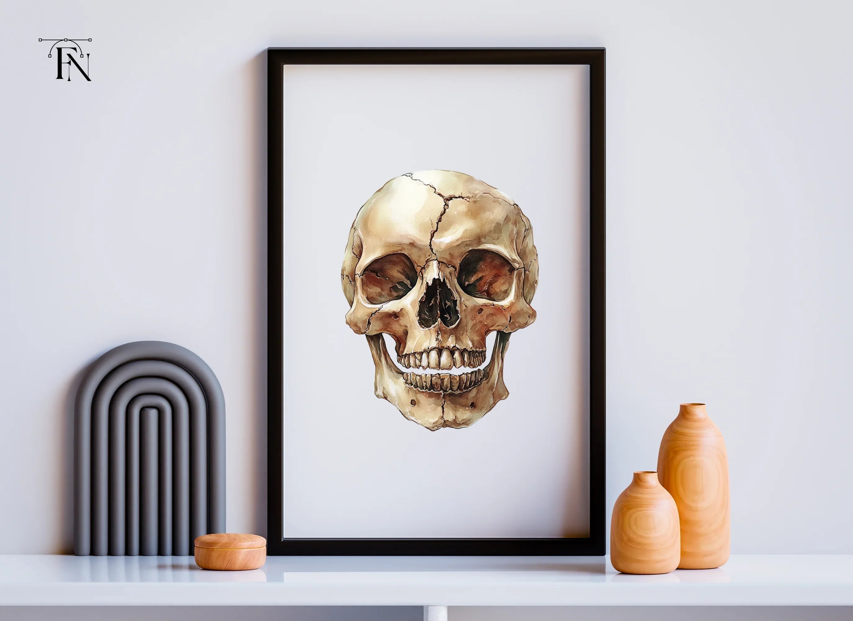 Human Skull Clipart Bundle