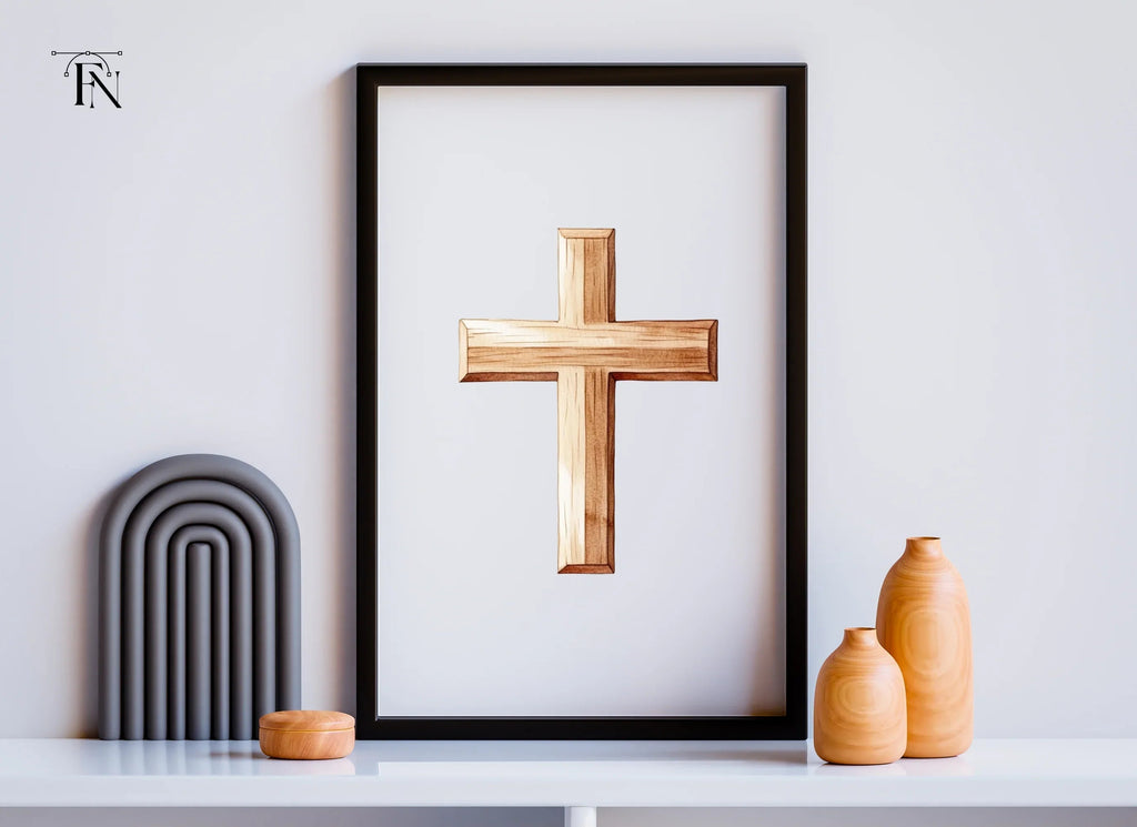 Wooden Crosses Clipart Bundle