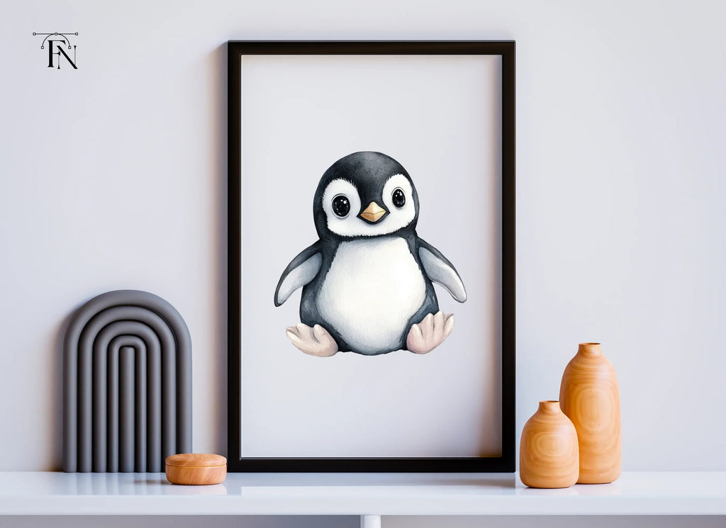 Cute Baby Penguin Clipart Bundle