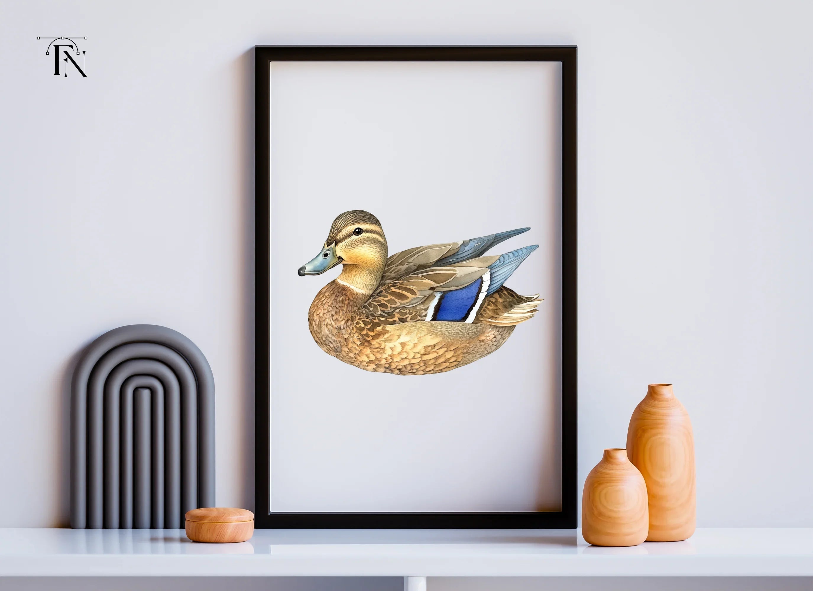 Mallard Duck Female Clipart Bundle