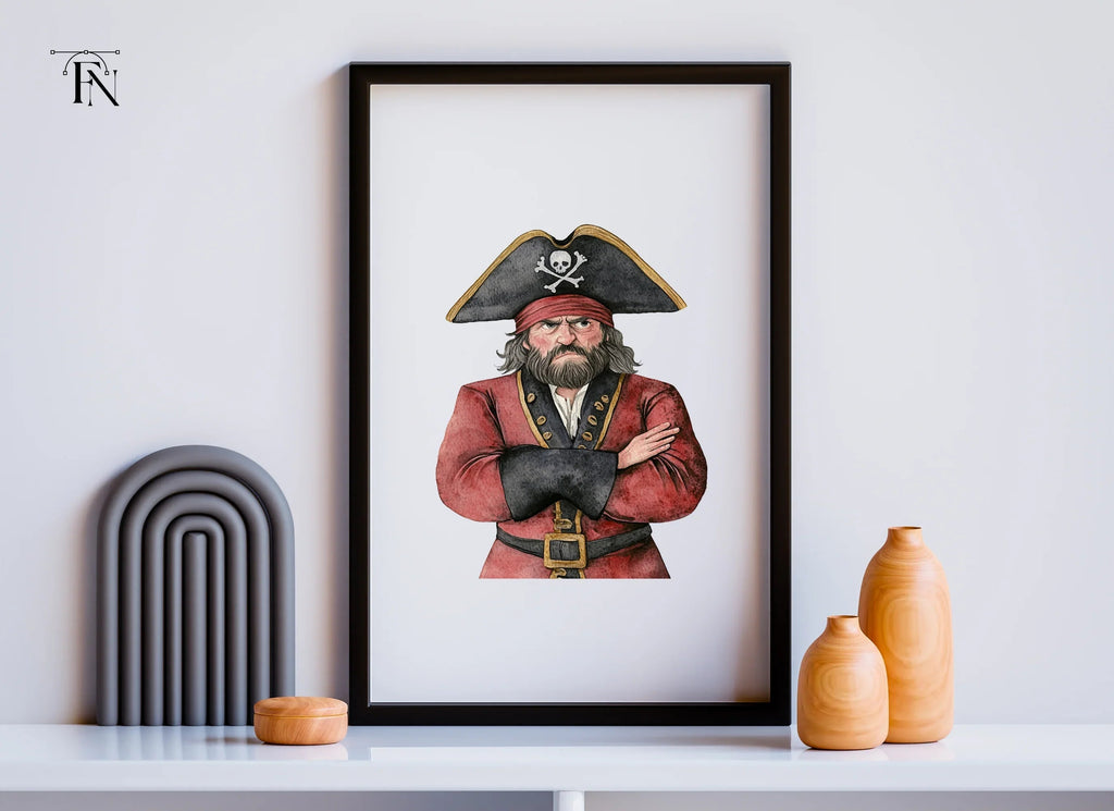 Grumpy Pirates Clipart Bundle