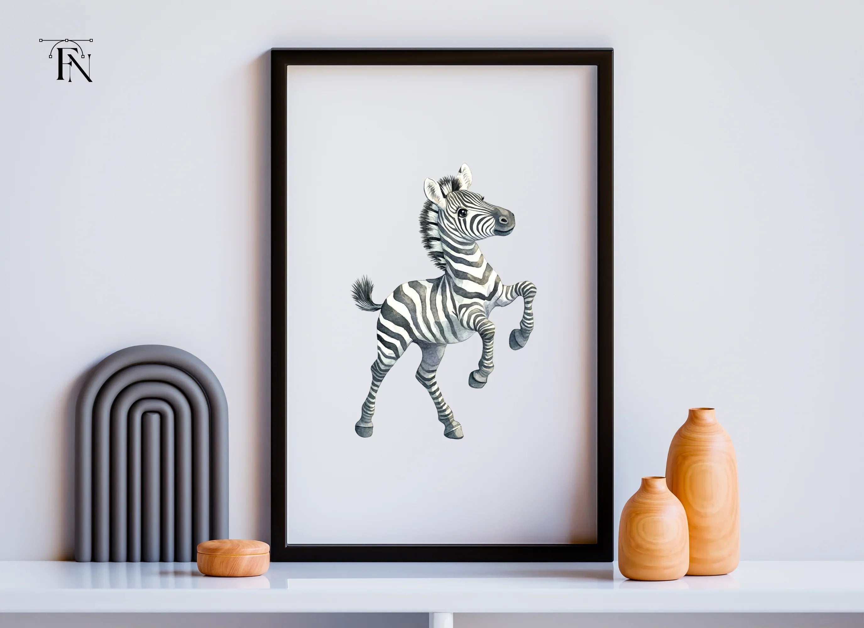 Adorable Zebra Clipart Bundle
