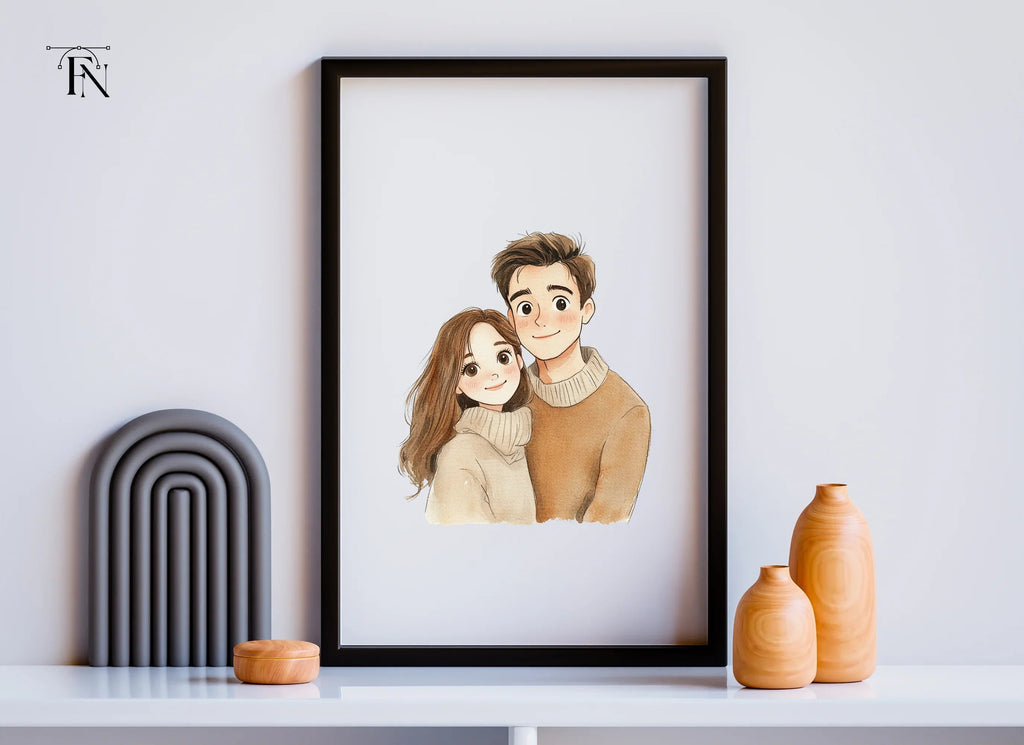 Cute Couple Romantic Clipart Bundle