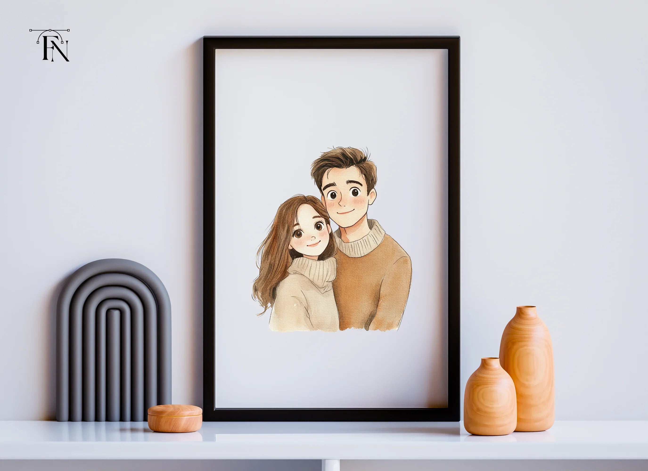 Cute Couple Romantic Clipart Bundle