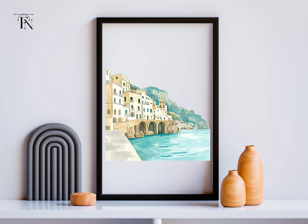 Amalfi Coast Clipart Bundle