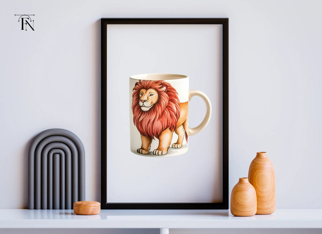 Majestic Lion Clipart Bundle for Crafts