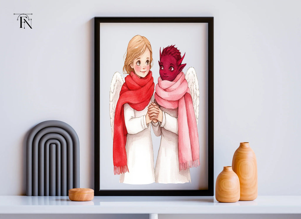 Angels and Devils Clipart Bundle