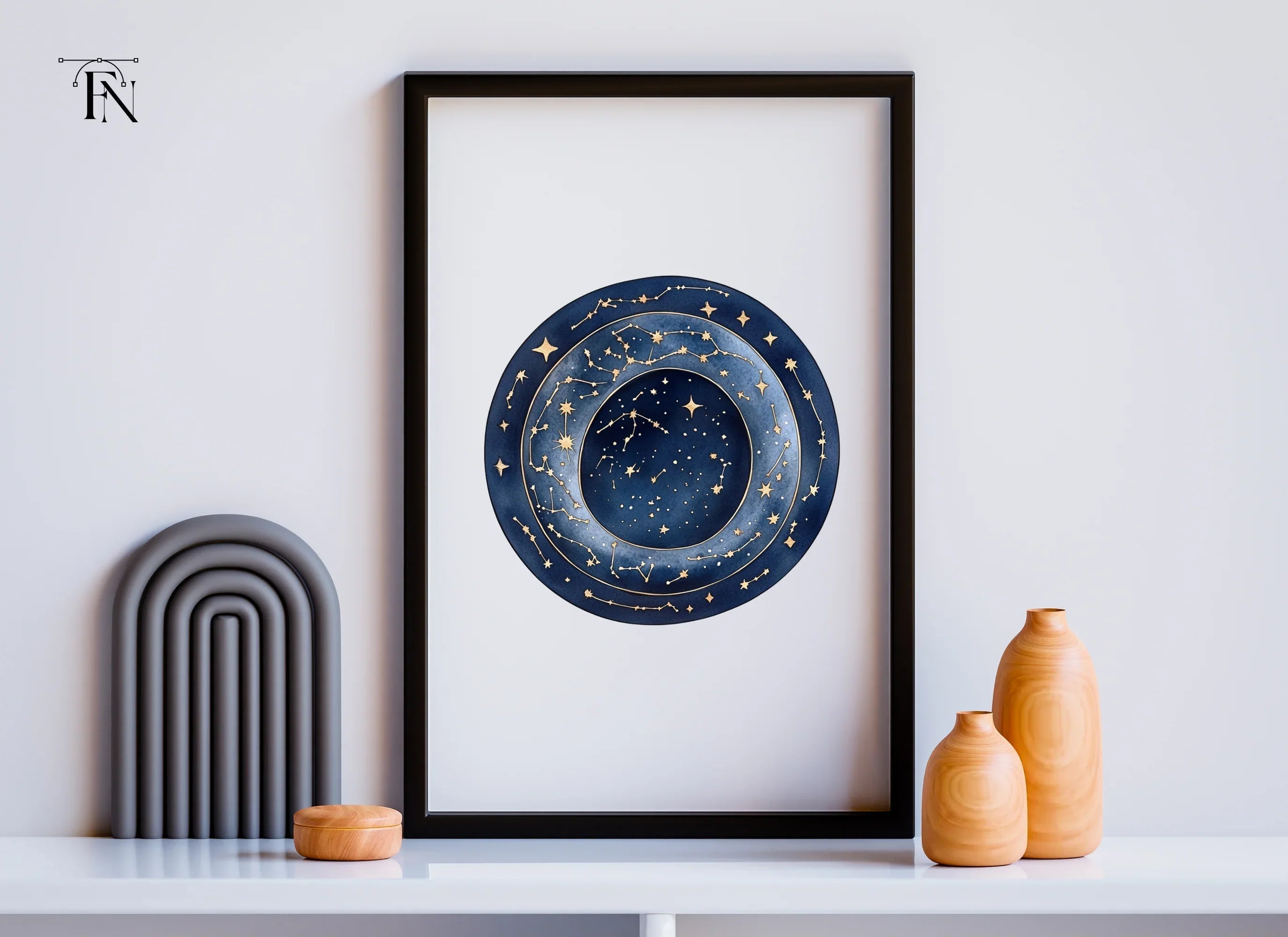 Intricate Celestial Constellation Clipart Bundle