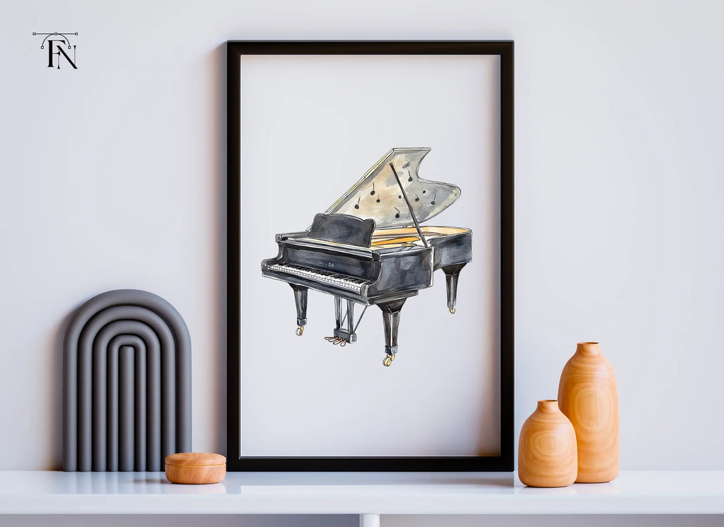 Grand Piano Clipart Bundle