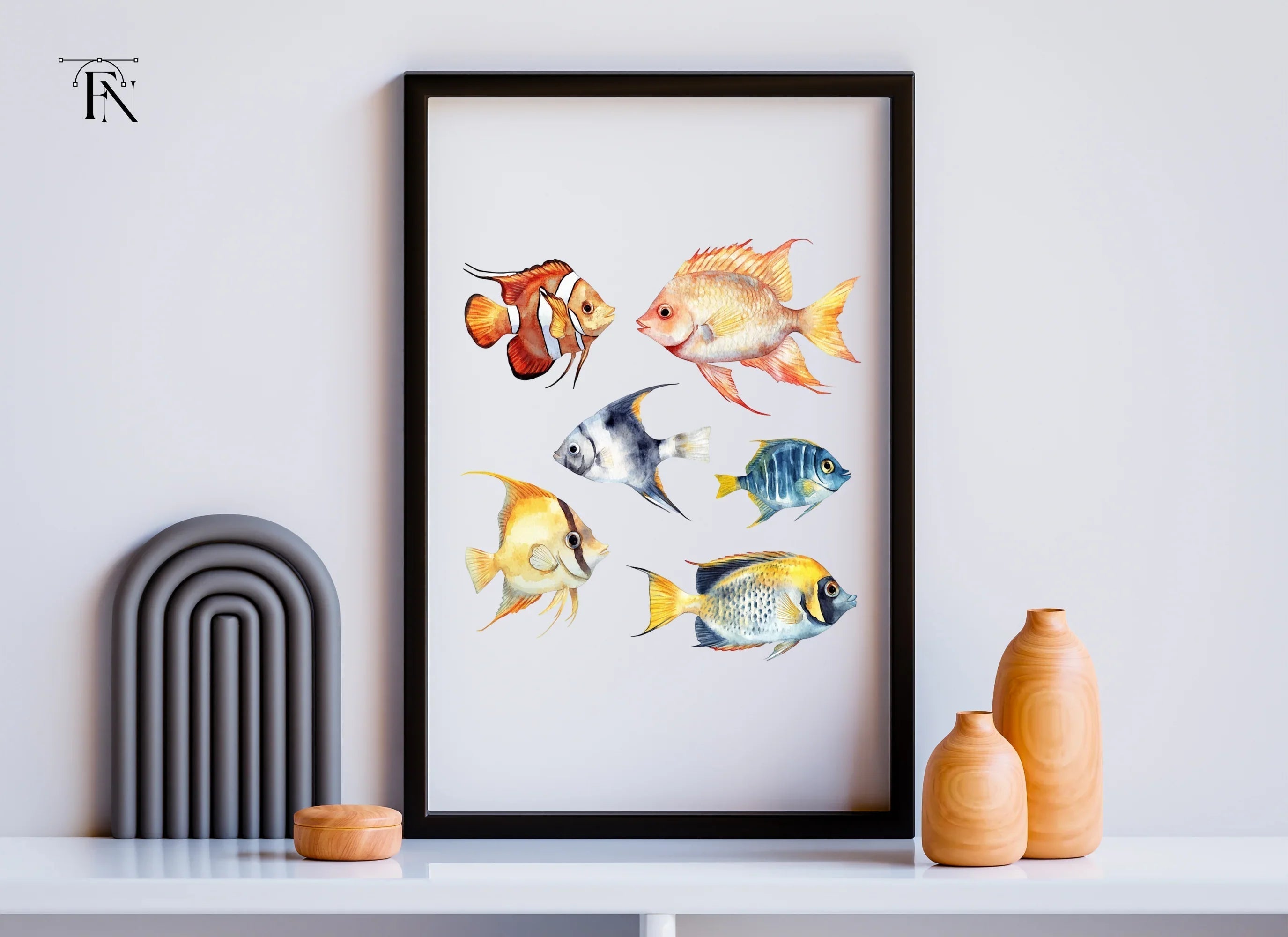 Exotic Fish Clipart Bundle