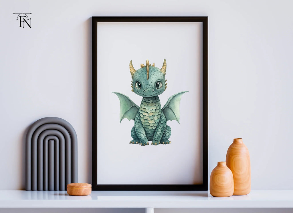 Cute Baby Dragon Clipart Bundle