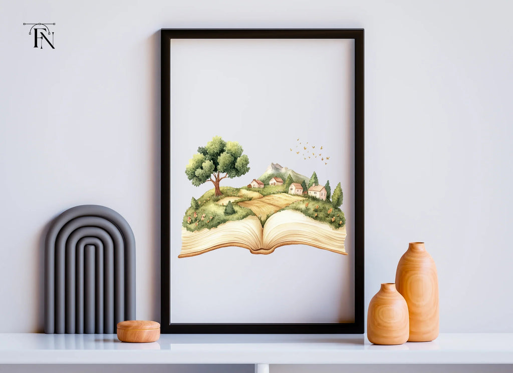 Village Scene Storybook Clipart Bundle