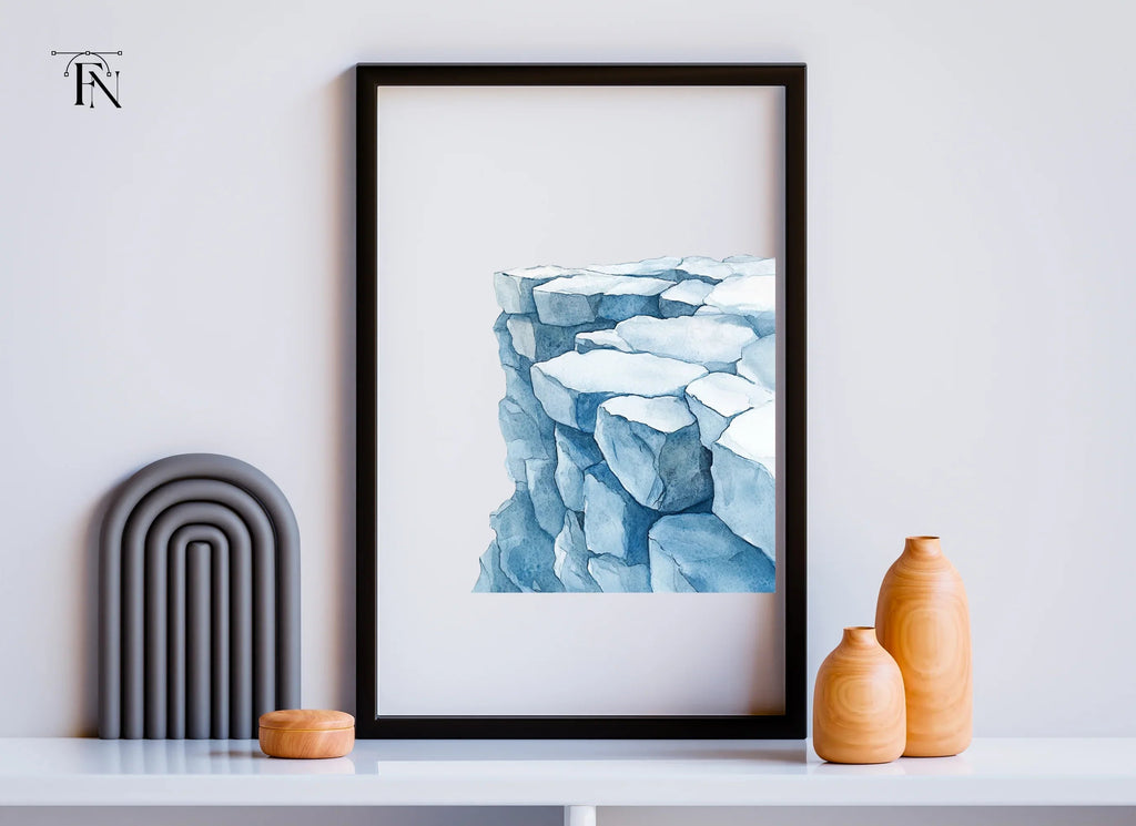 Icy Cliff Gap Clipart Bundle