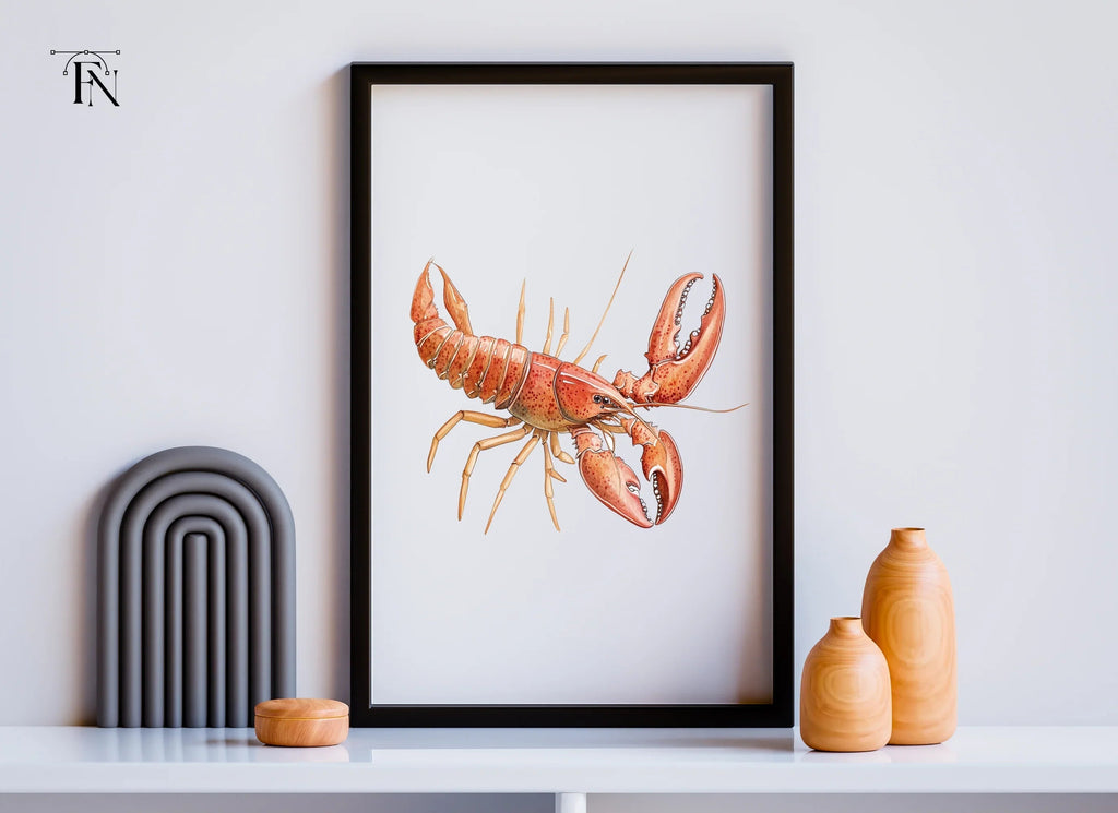 Vibrant Red Lobster Clipart Bundle