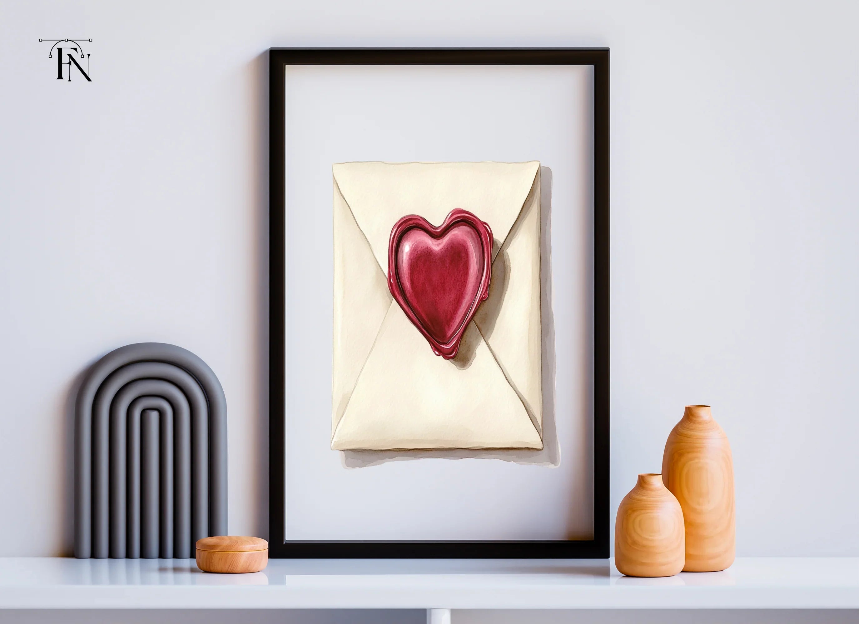 Love Letter Wax Seal Clipart Bundle
