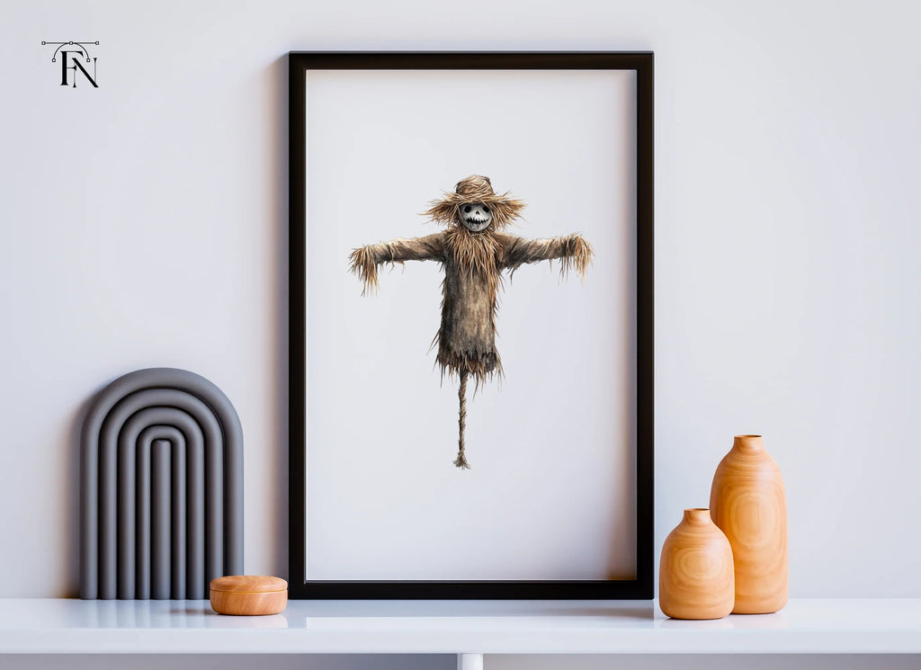 Spooky Scarecrow Halloween Clipart Bundle