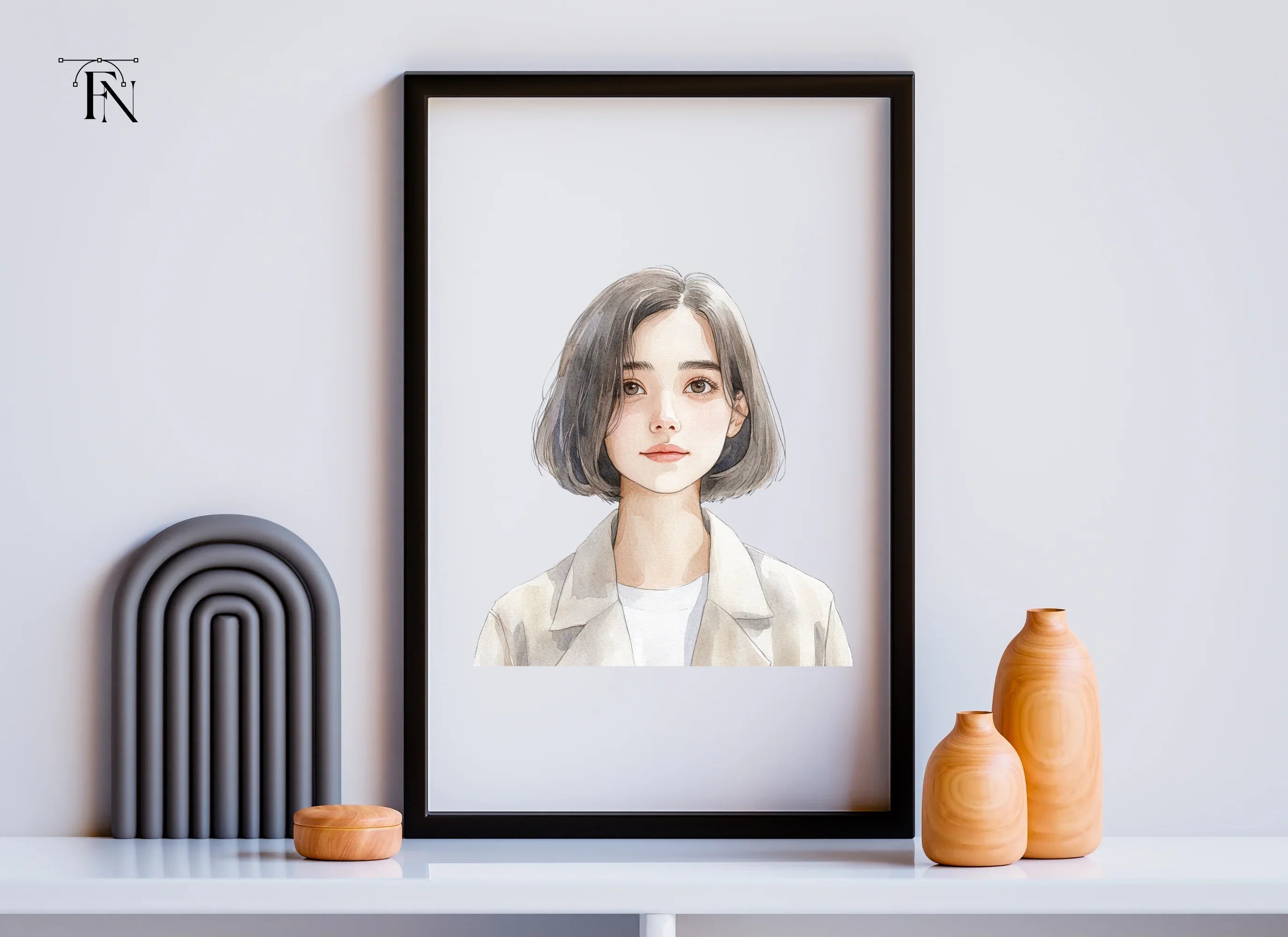 Portrait of Woman Clipart Bundle