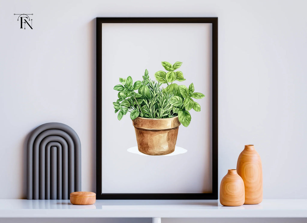 Herb Pot Clipart Bundle