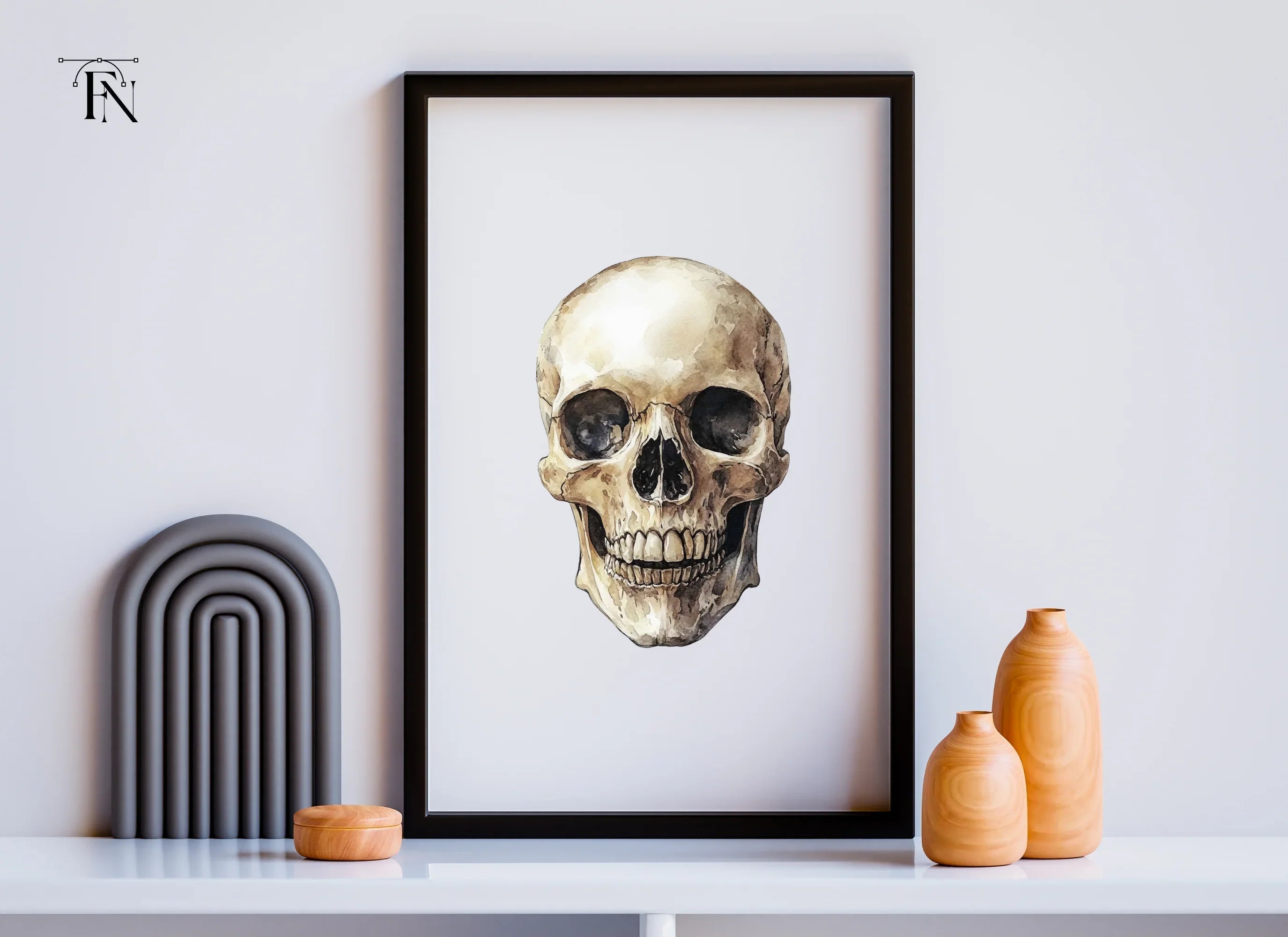 Human Skull Clipart Bundle