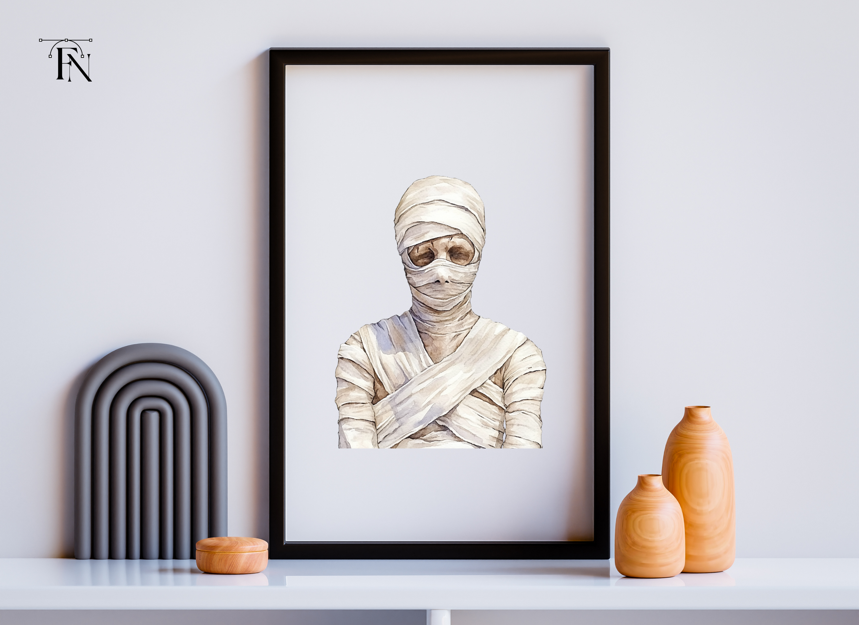 Mummy Character Clipart Bundle