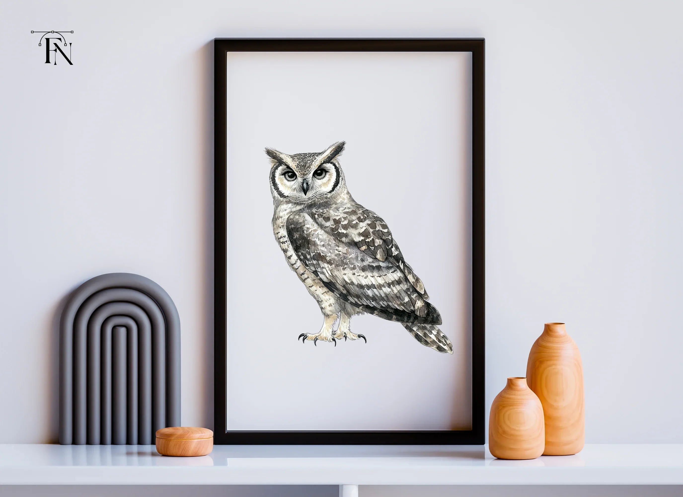 Realistic Owl Clipart Bundle