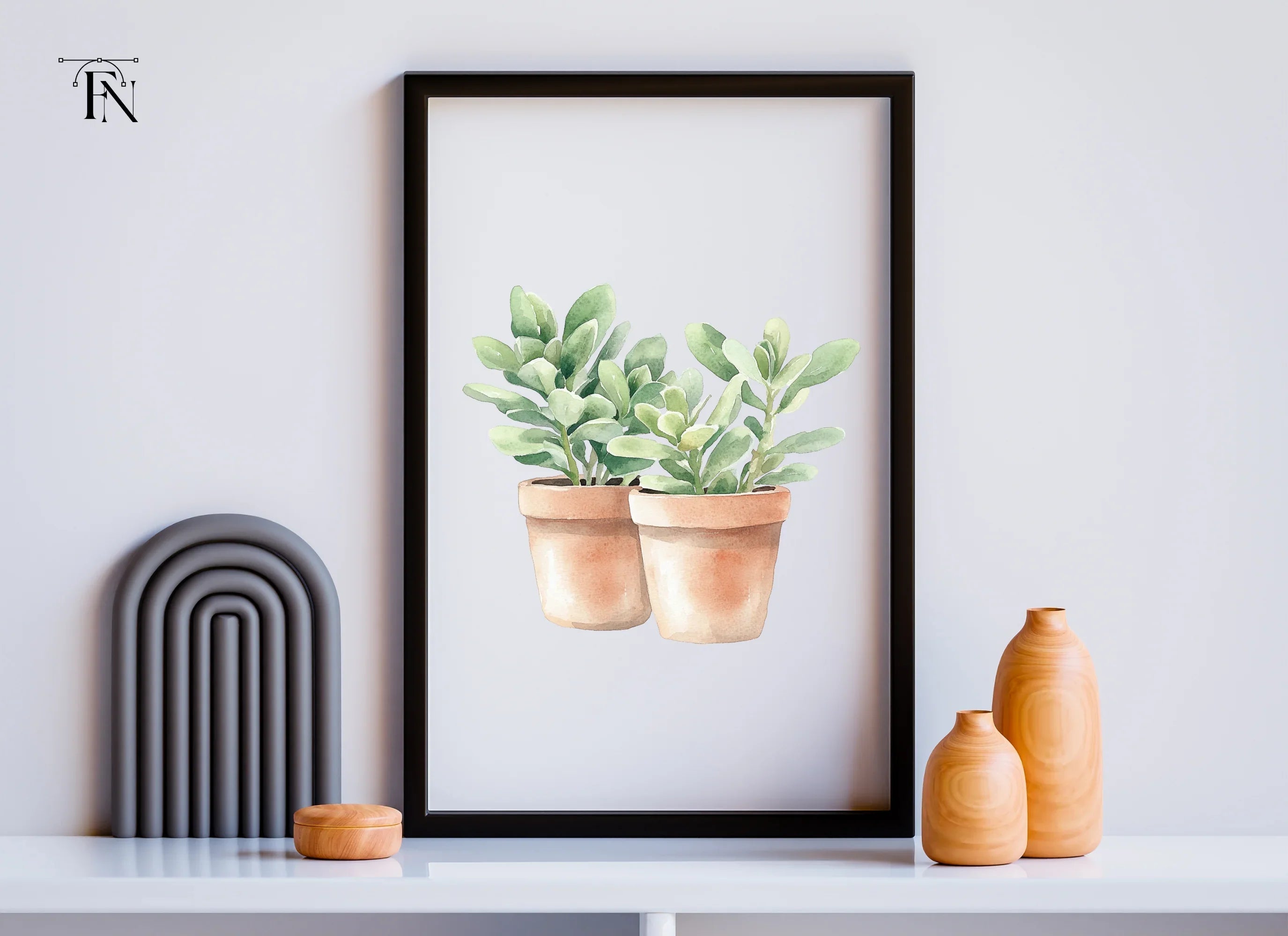 Succulent Plants Clipart Bundle