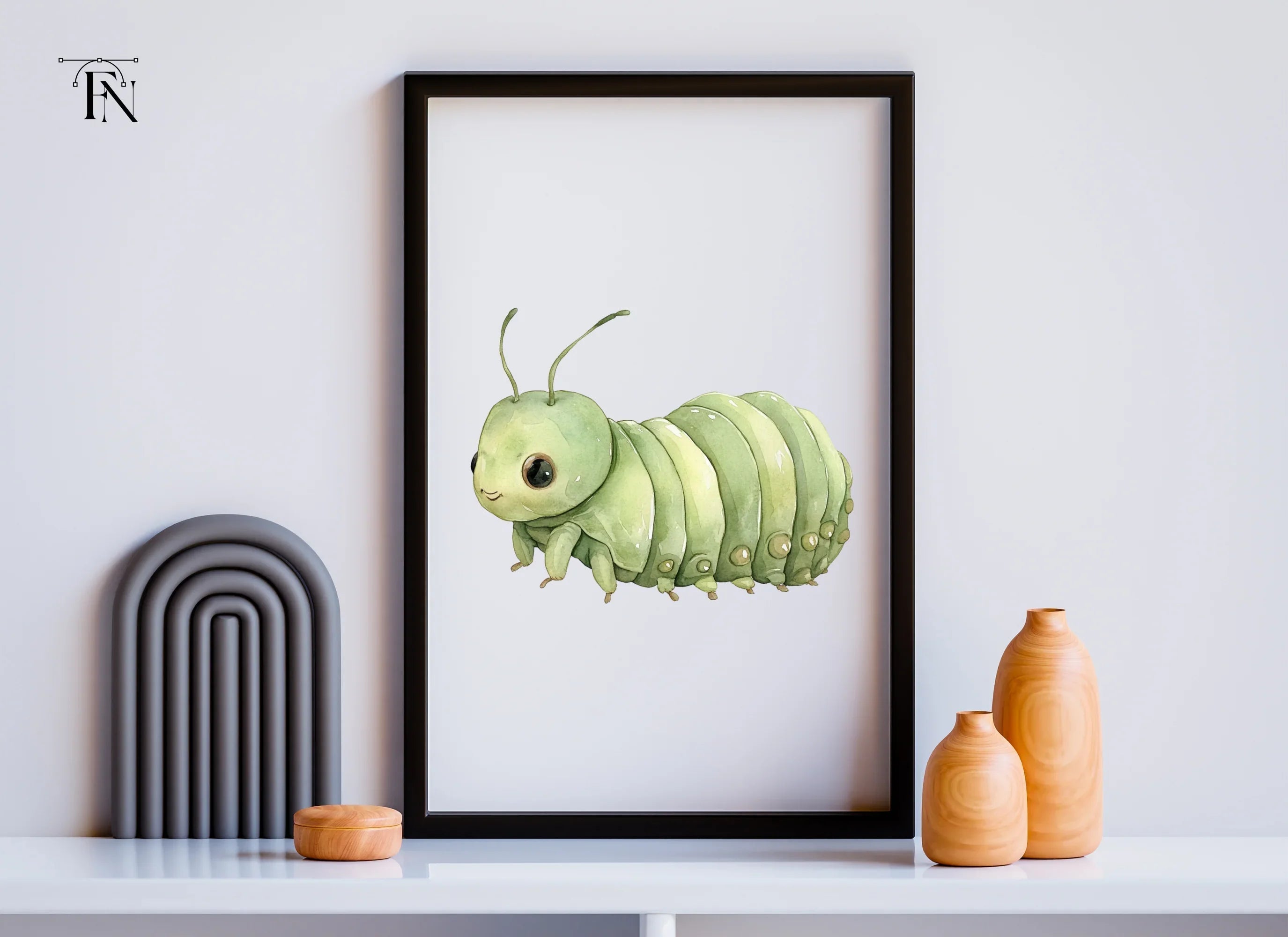 Adorable Caterpillar Clipart Bundle