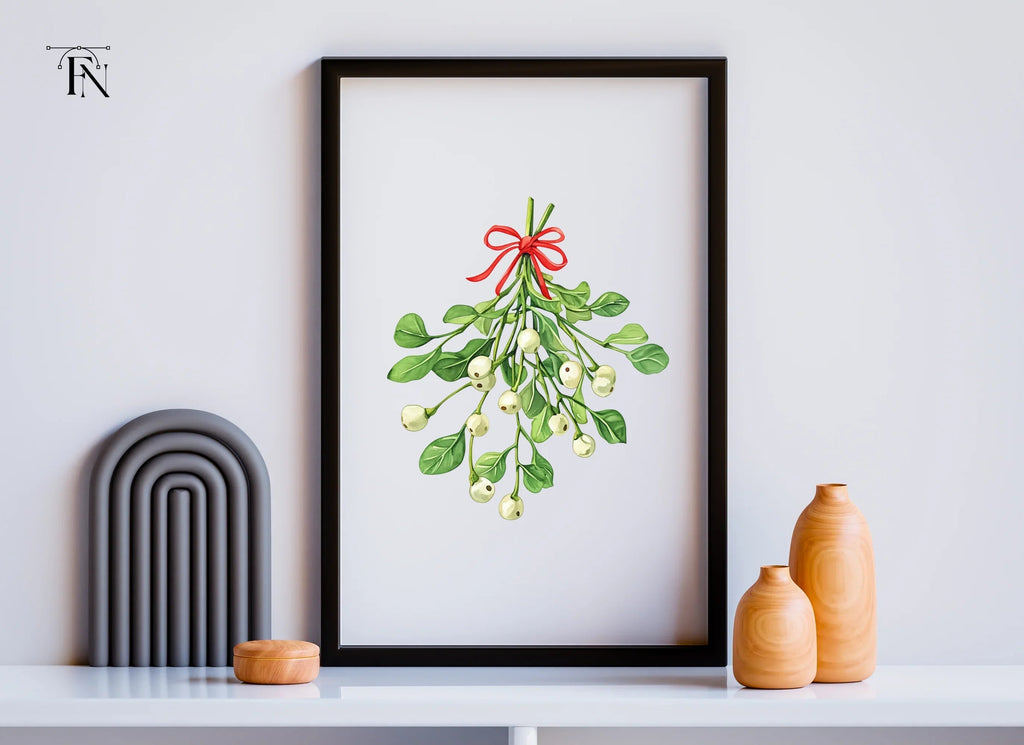 Festive Mistletoe Clipart Bundle
