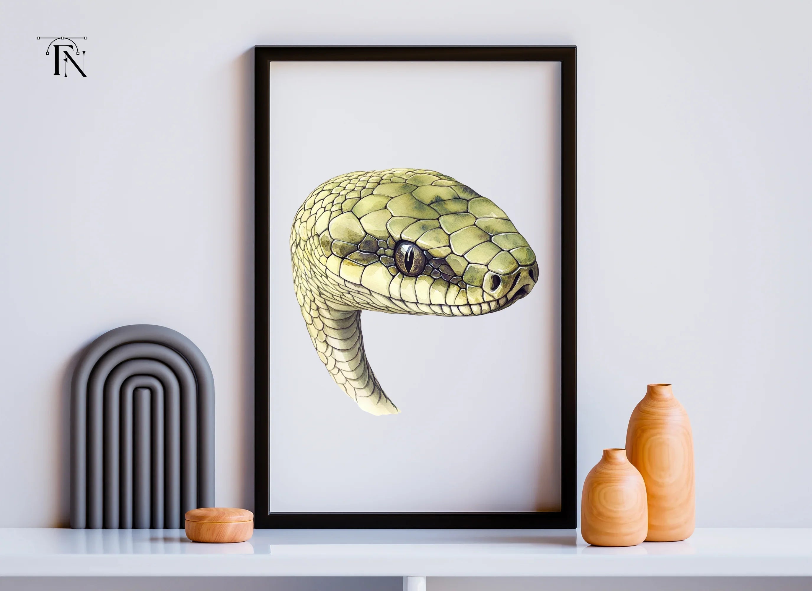 Detailed Snake Head Clipart Bundle