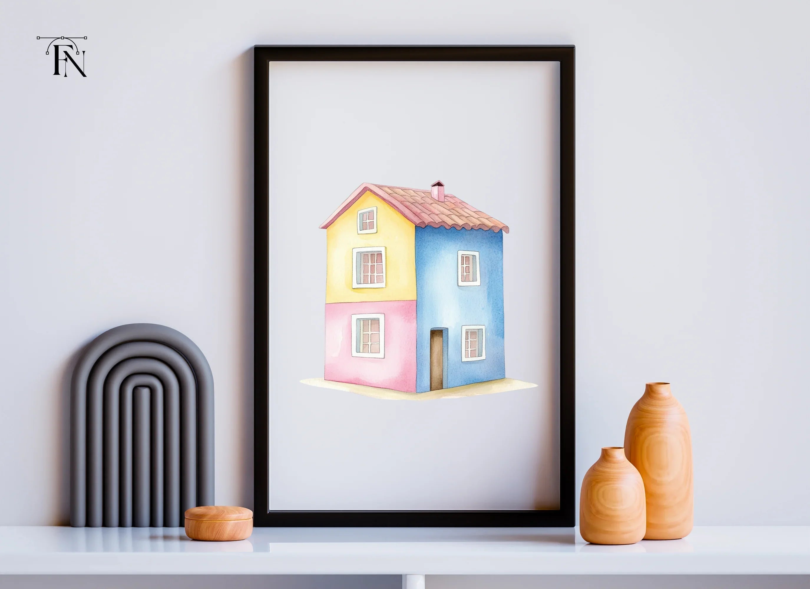 Colorful House Clipart Bundle