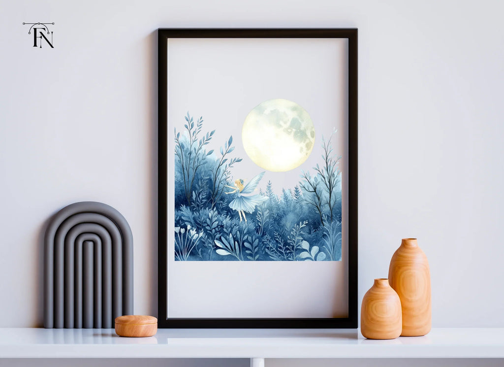 Moonlit Fairy Forest Clipart Bundle