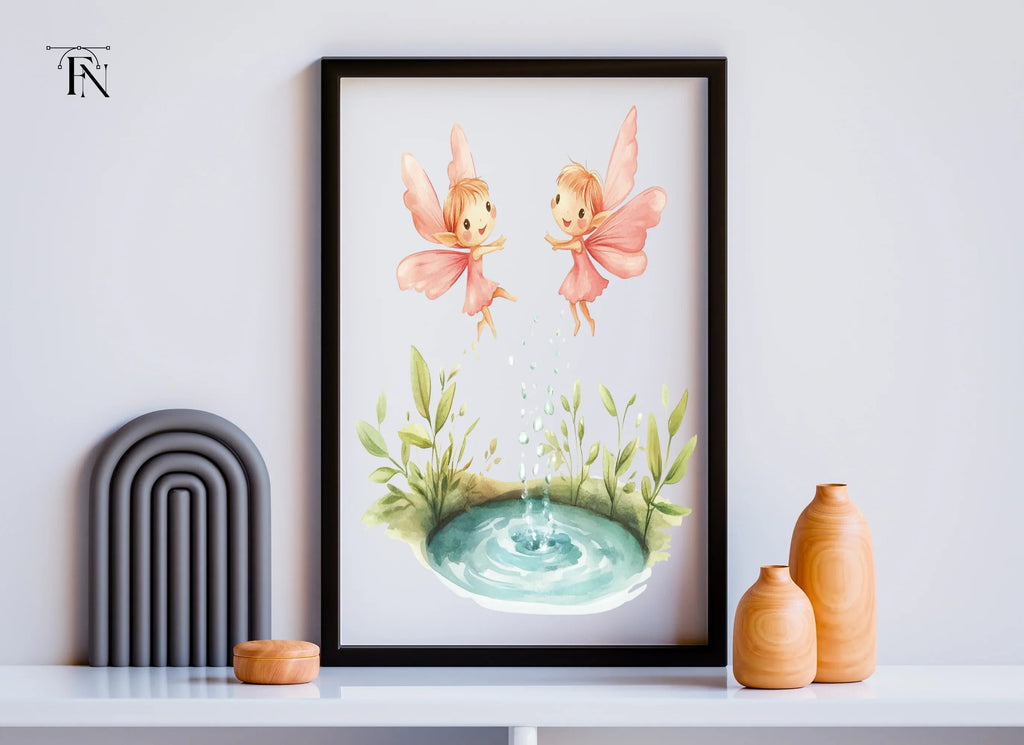 Flying Fairies and Nature Clipart Bundle