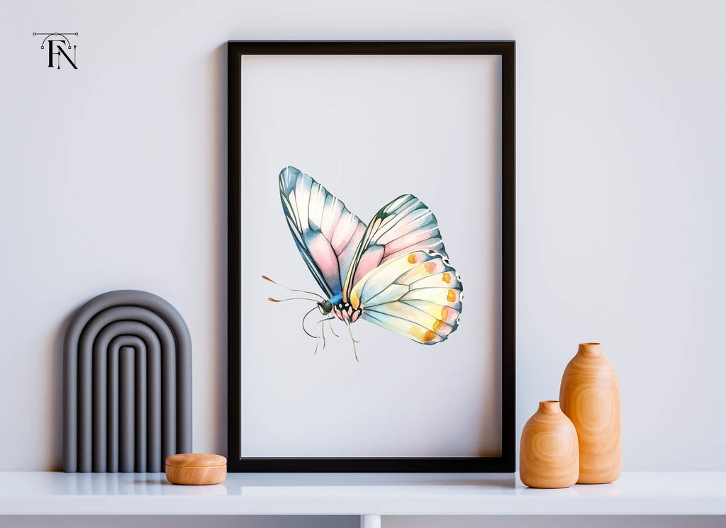 Soft Hues Butterfly Clipart Bundle