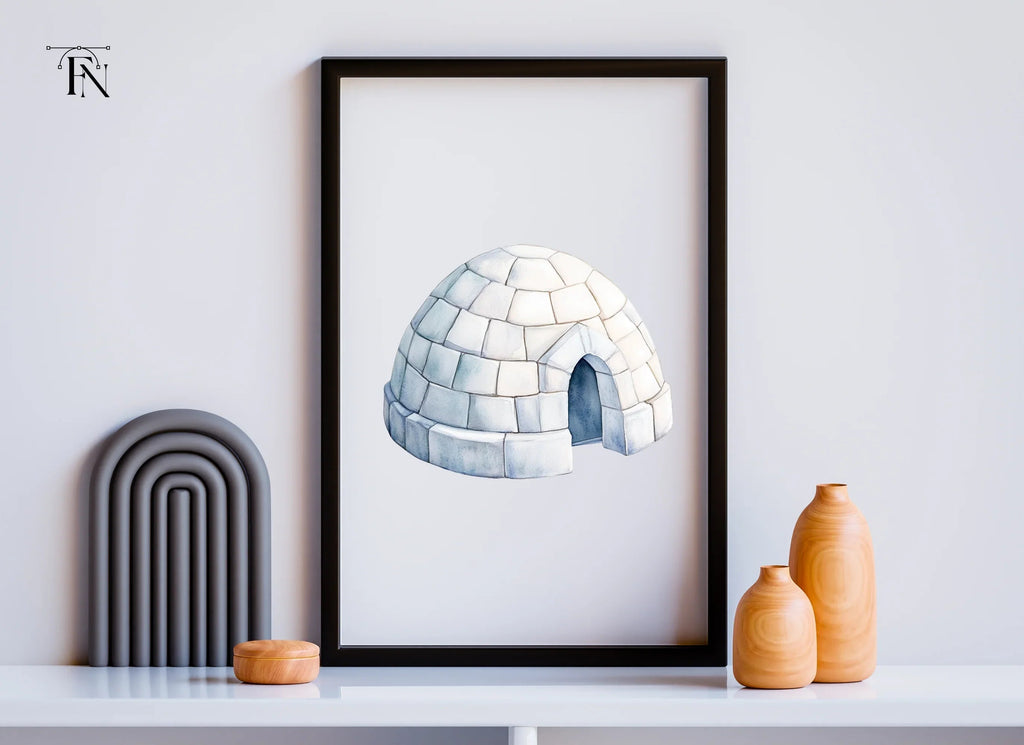 Cute Igloo Clipart Bundle