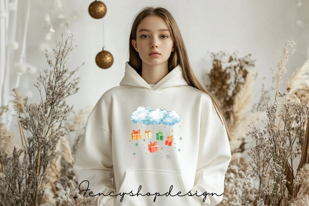 Christmas Elves Fireplace Clipart Bundle