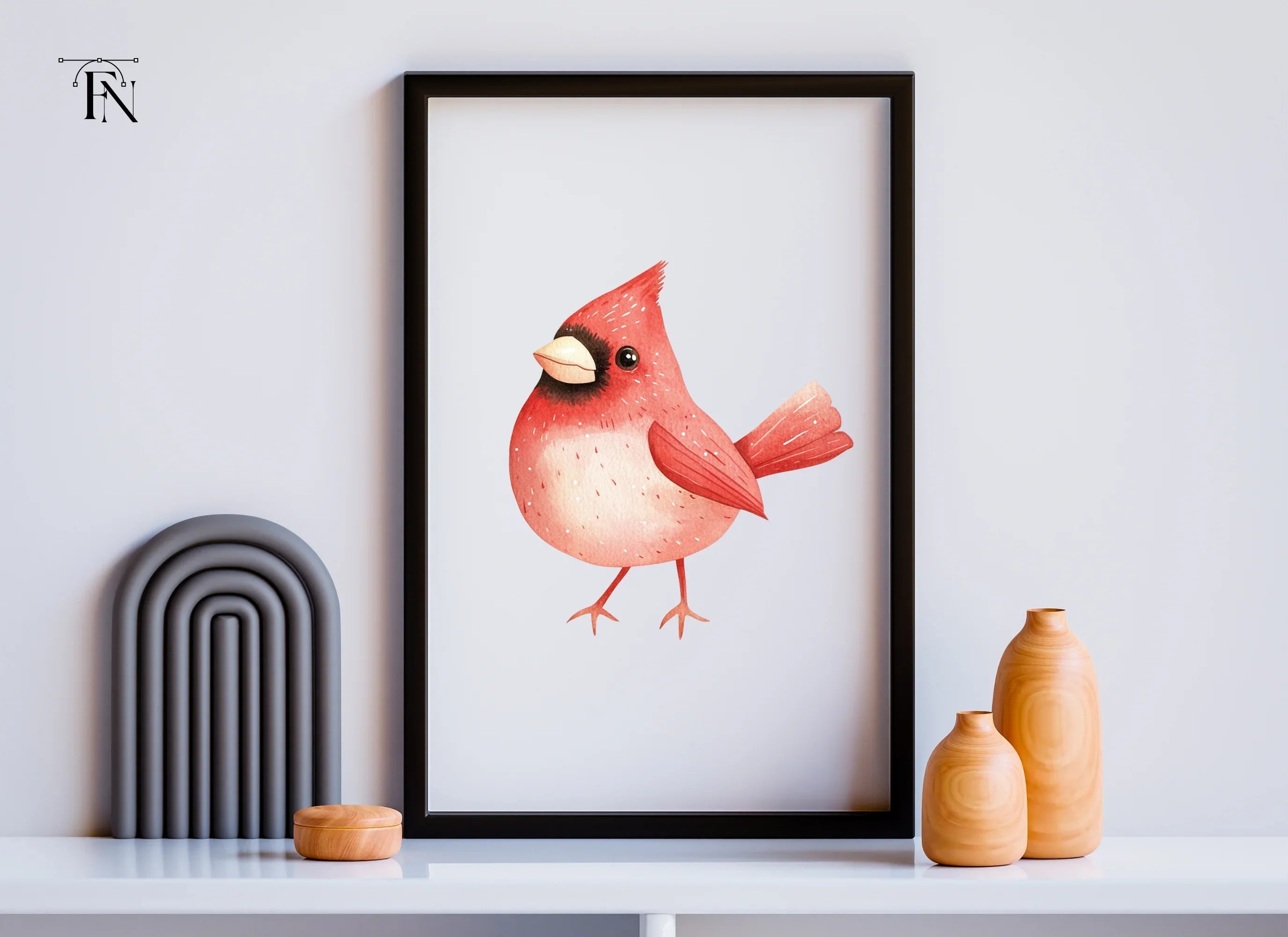 Cardinal Bird Clipart Bundle