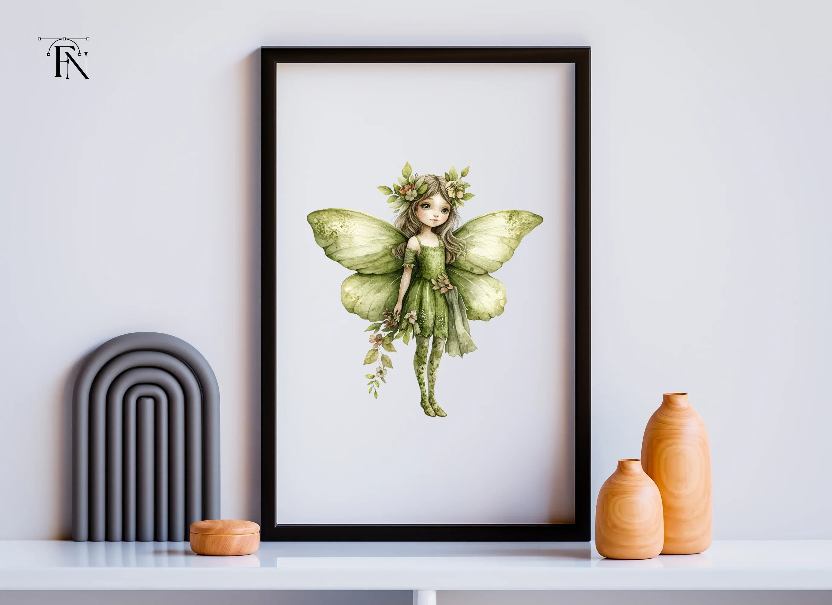Whimsical Forest Fairy Clipart Bundle