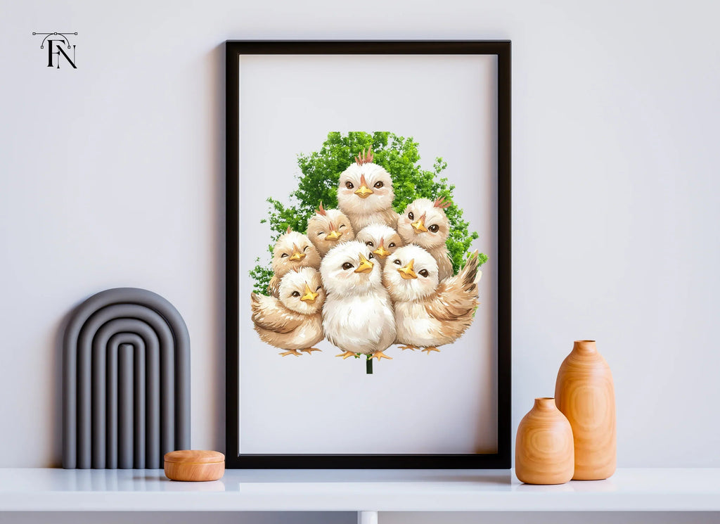 Adorable Baby Chicks Clipart Bundle