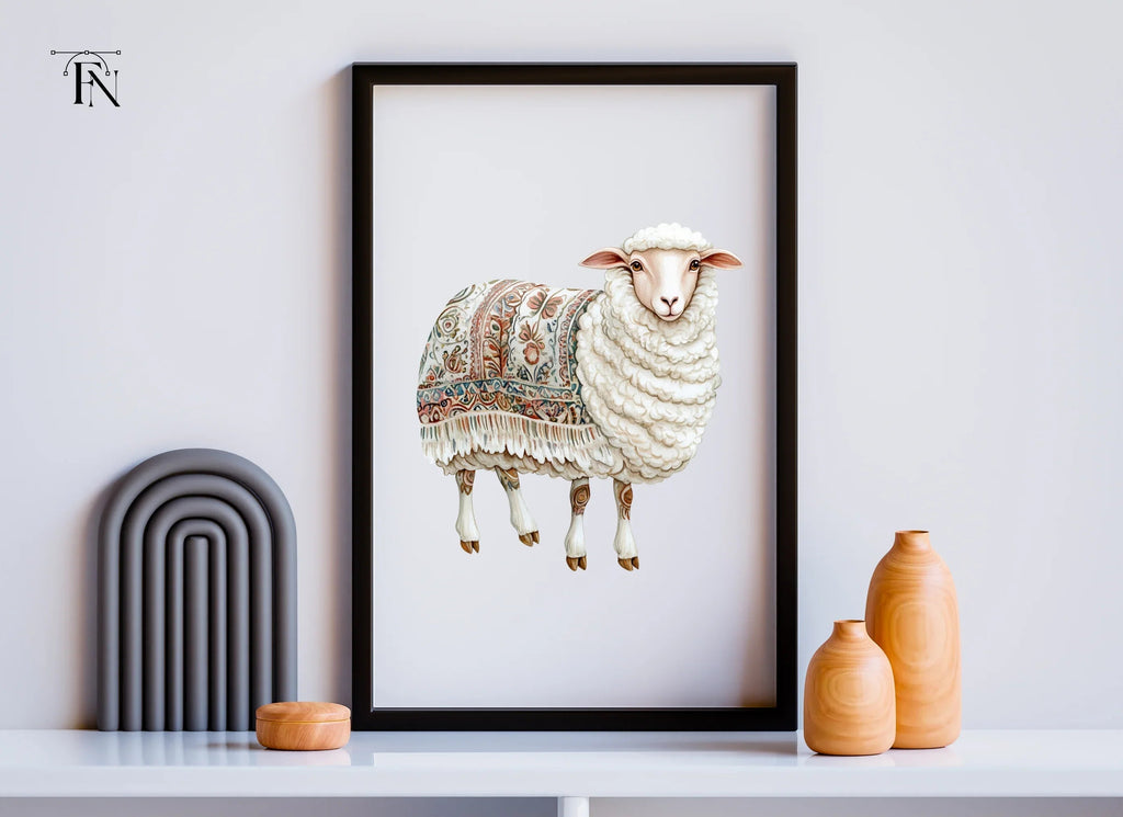 Decorative Sheep Clipart Bundle