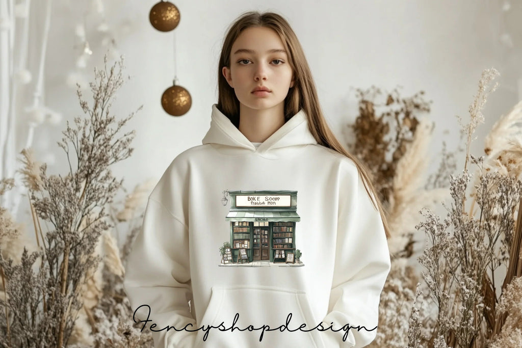 Vintage Bookshop Clipart Bundle