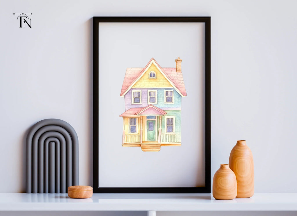 Pastel House Clipart Bundle