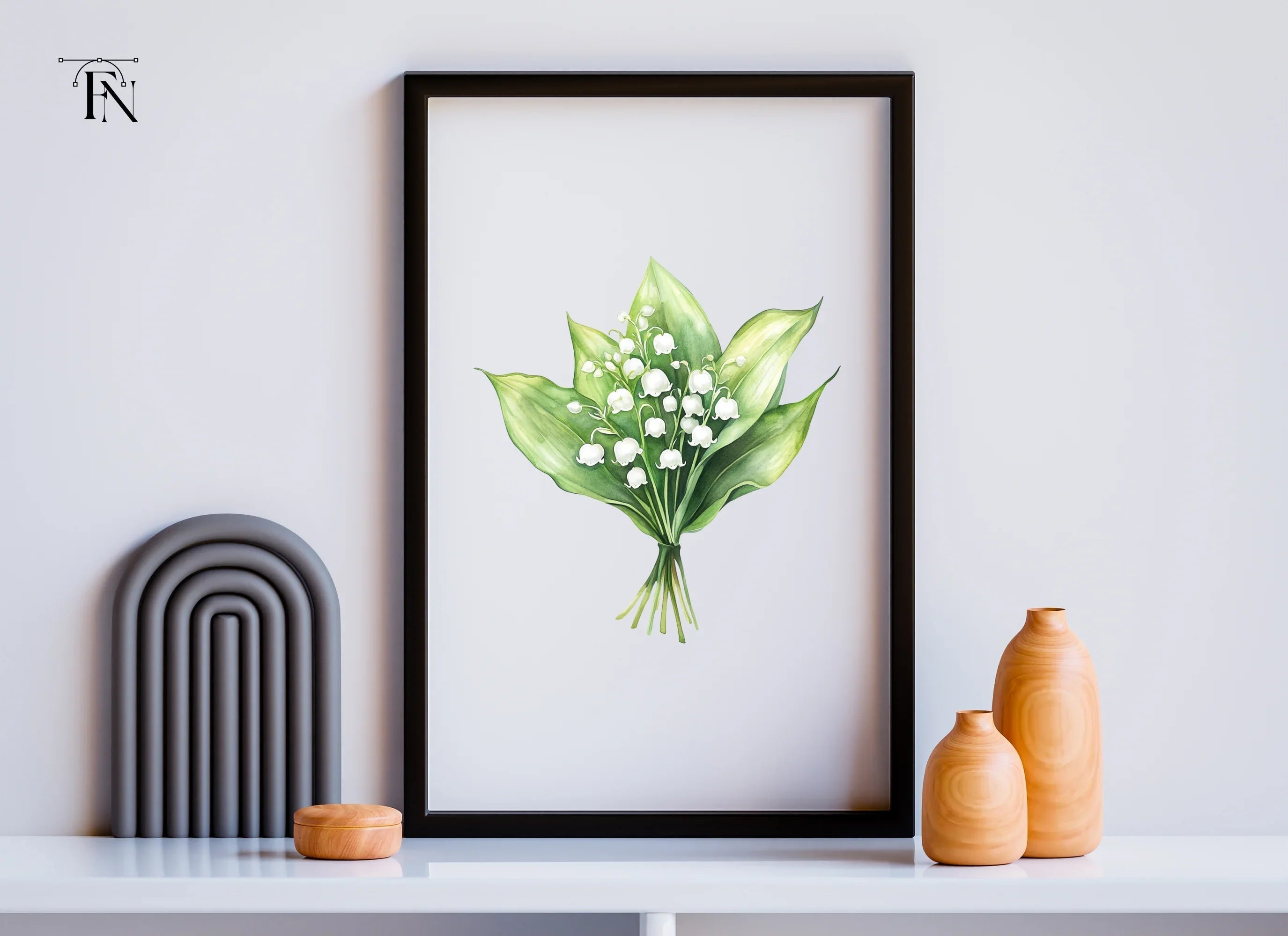 Lily of the Valley Clipart Bundle