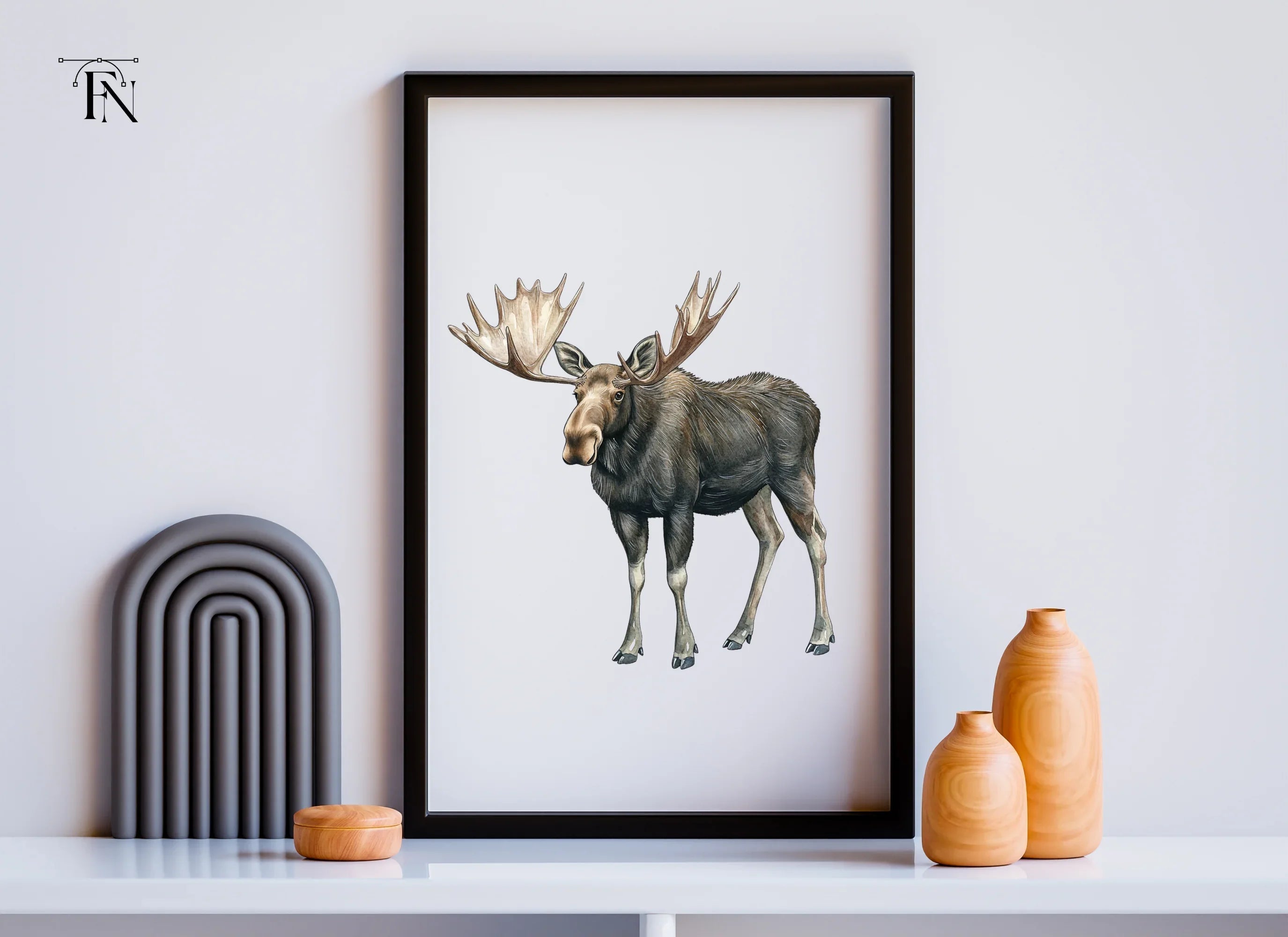 Majestic Moose Clipart Bundle