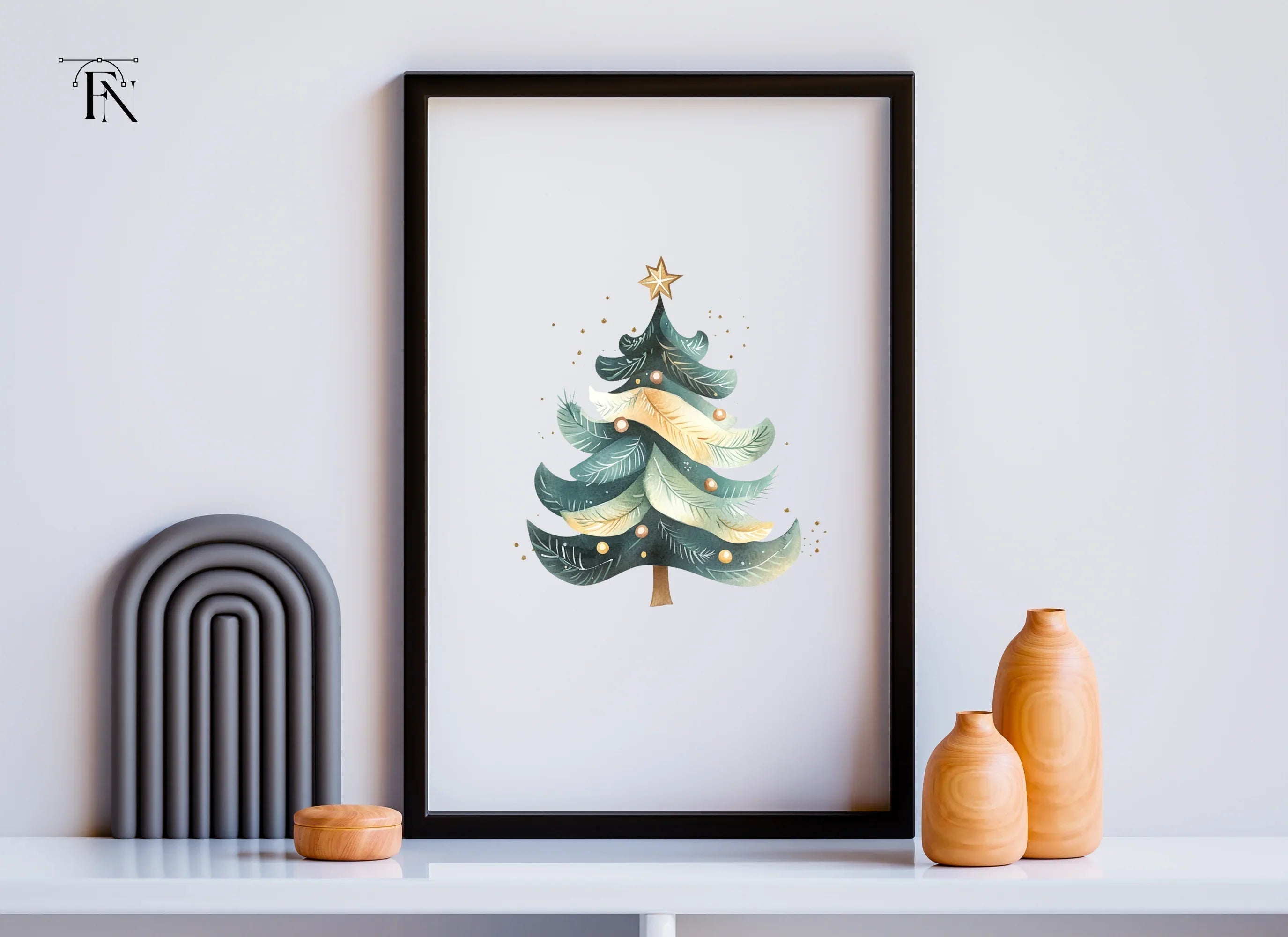 Christmas Tree Clipart Bundle