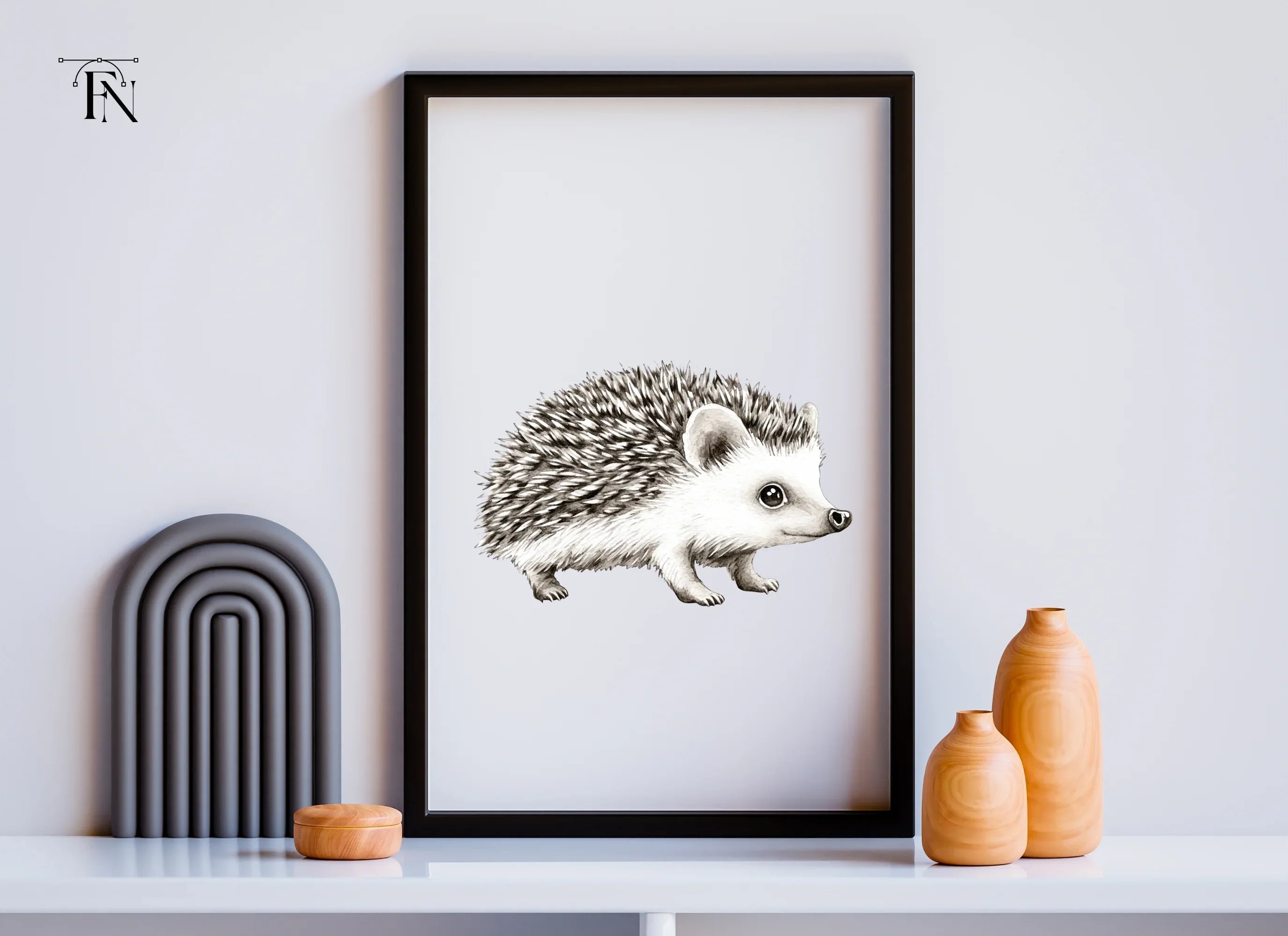 Cute Hedgehog Clipart Bundle